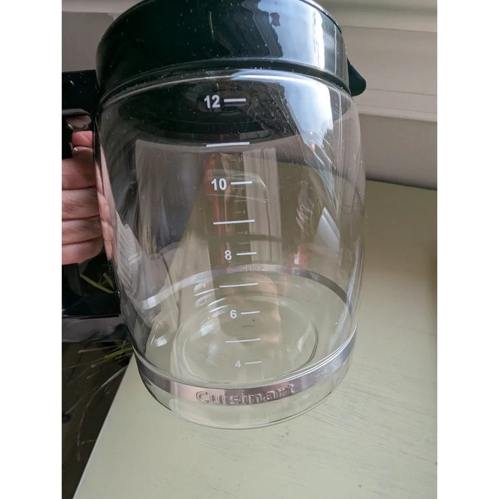 Never Used Cuisinart Coffee 12 Cup Glass Carafe‎ with Lid Replacement